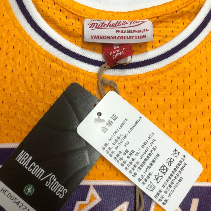 Regata NBA Lakers Retrô Mitchell & Ness 2007/2008 Kobe Bryant