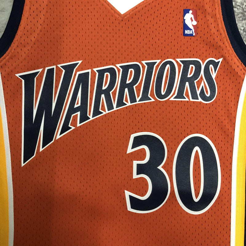 Regata Warriors Retrô Mitchell & Ness 2009/2010 Stephen Curry Vermelha