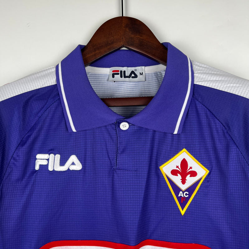 Camisa Manga Longa Fiorentina 1998 Nintendo® (MODELO DE COLECIONADOR)