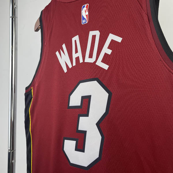 Regata NBA Miami Heat Statement Edition Dwayne Wade Vermelha