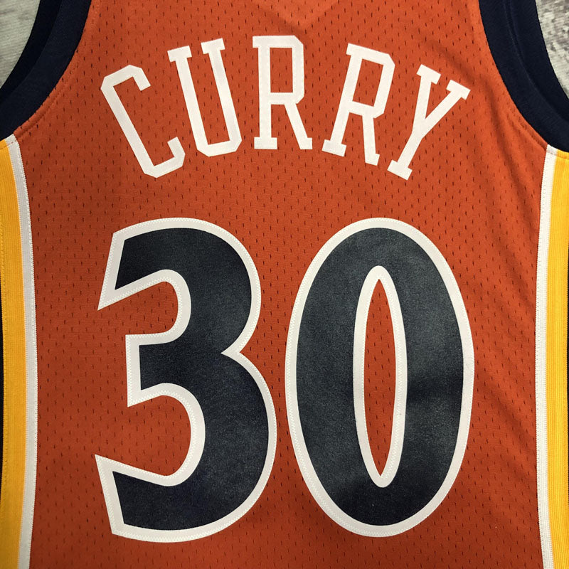 Regata Warriors Retrô Mitchell & Ness 2009/2010 Stephen Curry Vermelha