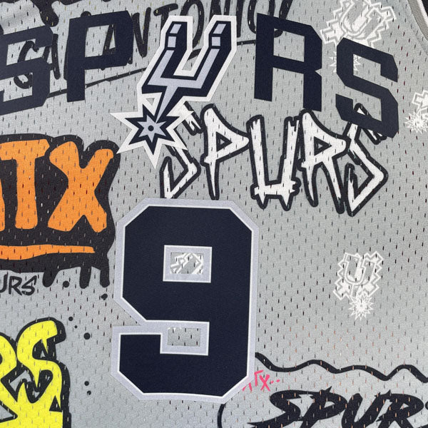 Regata Spurs Retrô Mitchell & Ness Edição Especial Tony Parker