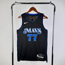 Regata NBA Dallas Mavericks City Edition 23/24 Luka Doncic Preta