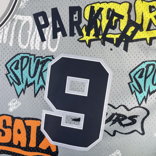 Regata Spurs Retrô Mitchell & Ness Edição Especial Tony Parker