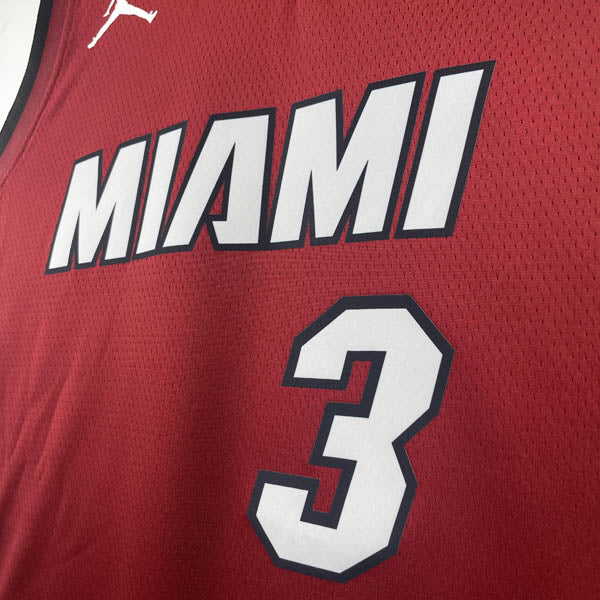 Regata NBA Miami Heat Statement Edition Dwayne Wade Vermelha