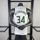 Regata NBA Milwaukee Bucks Association Giannis Antetokounmpo 23/24 Branca