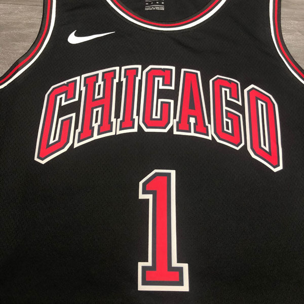 Regata NBA Chicago Bulls Statement Edition Derrick Rose Preta