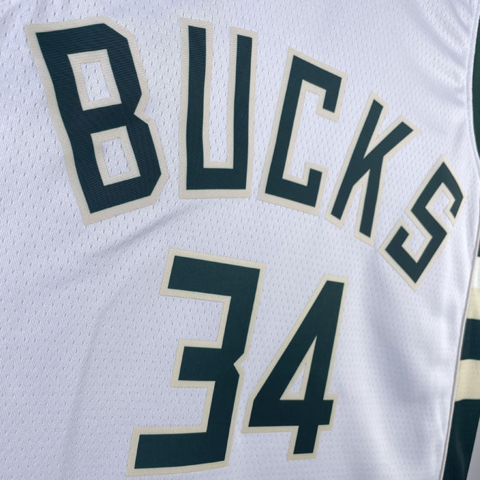 Regata NBA Milwaukee Bucks Association Giannis Antetokounmpo 23/24 Branca