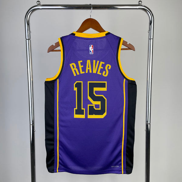 Regata NBA Los Angeles Lakers Statement Edition 23/24 Austin Reaves Roxa