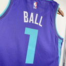 Regata NBA Charlotte Hornets Statement Edition 20/21 LaMelo Ball Roxa