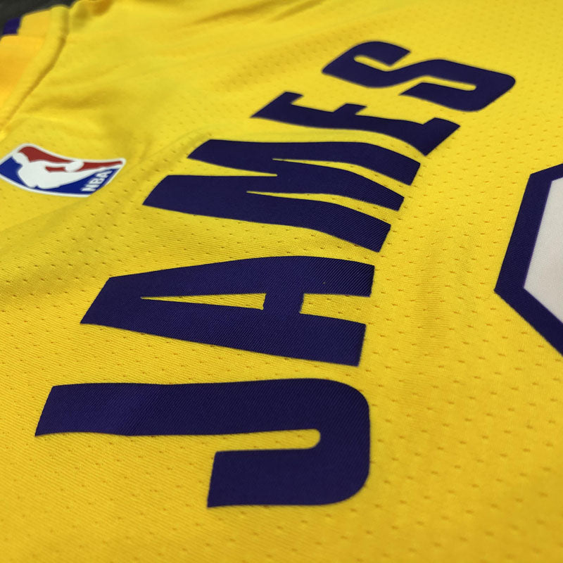 Regata NBA Los Angeles Lakers City Edition 19/20 LeBron James 6 Amarela