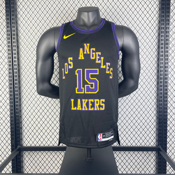 Regata NBA Los Angeles Lakers City Edition 23/24 Austin Reaves Preta