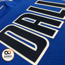 Regata NBA Dallas Mavericks Icon Edição 75 anos Luka Doncic Azul
