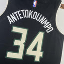 Regata NBA Milwaukee Bucks Statement Edition 20/21 Giannis Antetokounmpo Preta