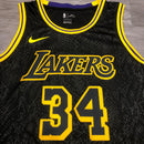 Regata NBA Los Angeles Lakers Black Mamba Shaquille O'Neal Preta