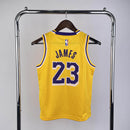 Regata Infantil NBA Los Angeles Lakers LeBron James 23 Amarela