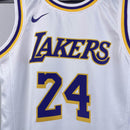 Regata Infantil NBA Los Angeles Lakers Kobe Bryant 24 Branca