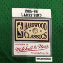 Regata NBA Boston Celtics Retrô Mitchell & Ness 85/86 Larry Bird Verde