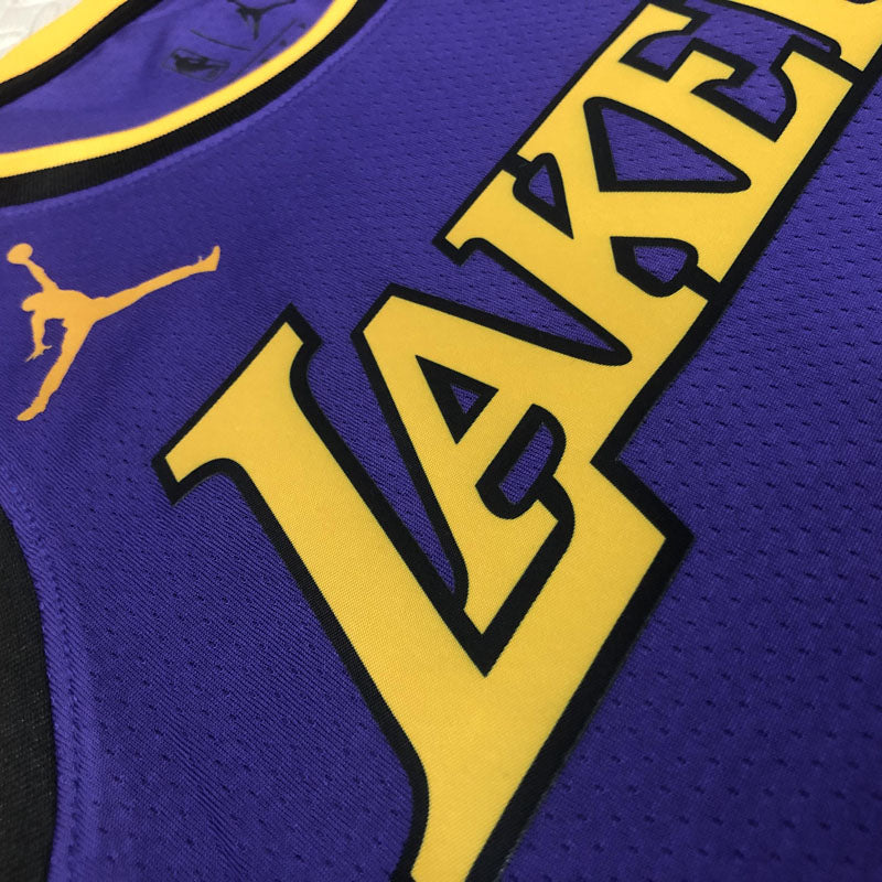 Regata NBA Los Angeles Lakers Statement 22/23 LeBron James 23 Roxa