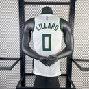 Regata NBA Milwaukee Bucks Lillard 23/24 Association Edition Branca