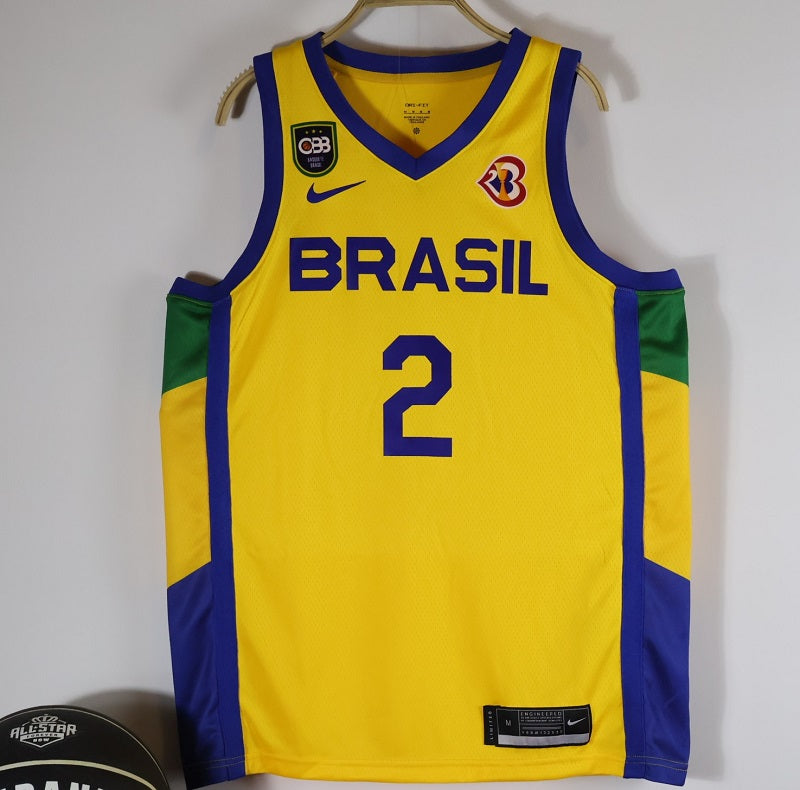 Regata Seleção Brasileira Basquete 23/24 Amarela