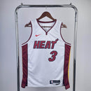 Regata NBA Miami Heat Association Edition Dwayne Wade Branca