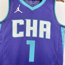 Regata NBA Charlotte Hornets Statement Edition 20/21 LaMelo Ball Roxa