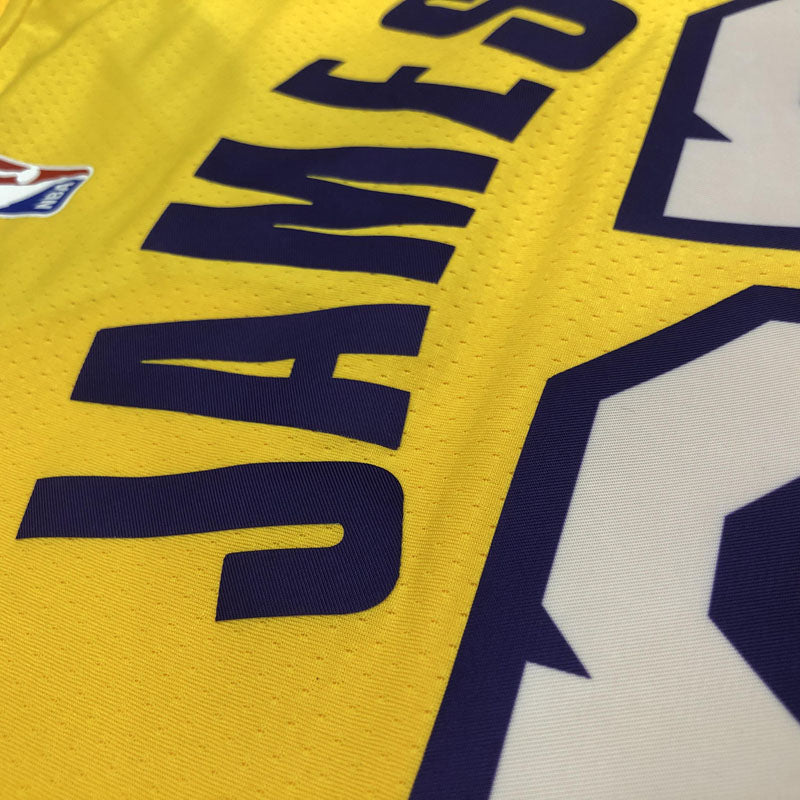 Regata NBA Los Angeles Lakers City Edition 19/20 LeBron James 23 Amarela