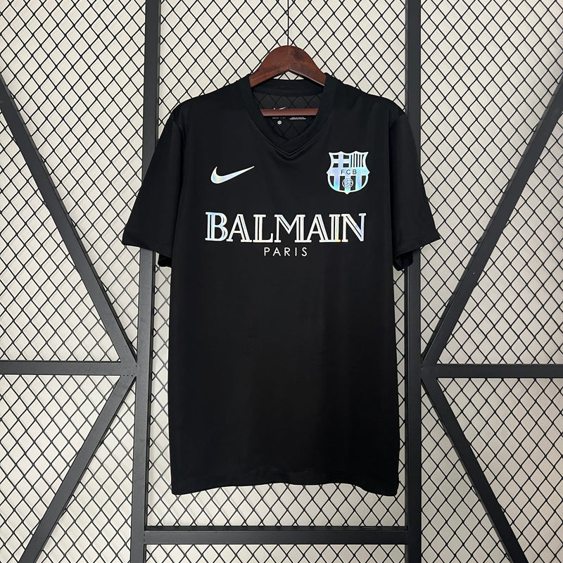 Camisa Barcelona 24/25 Lançamento Edição Especial Balmain Paris