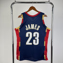 Regata NBA Cleveland Retrô Mitchell & Ness 2008/2009 LeBron James Azul