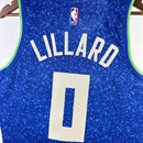 Regata NBA Milwaukee Bucks City Edition 23/24 Damian Lillard Azul