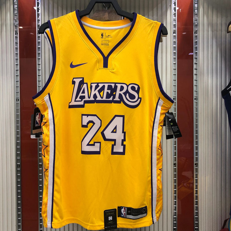 Regata NBA Los Angeles Lakers City Edition 19/20 Kobe Bryant 24 Amarela