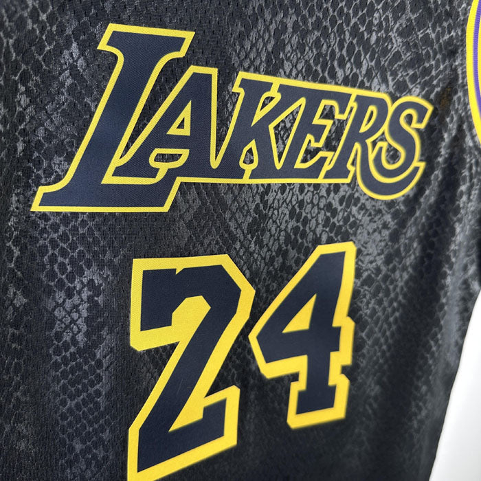Regata Infantil NBA Los Angeles Lakers Kobe Bryant 24 Preta