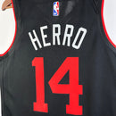 Regata NBA Miami Heat City Edition 23/24 Tyler Herro Preta