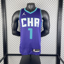 Regata NBA Charlotte Hornets Statement Edition 20/21 LaMelo Ball Roxa