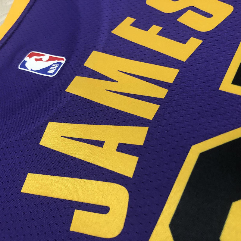 Regata NBA Los Angeles Lakers Statement 22/23 LeBron James 23 Roxa