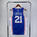 Regata NBA Philadelphia 76ers Icon Edition 23/24 Joel Embiid Azul