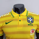 Camisa Seleção Brasilera Polo Amarela