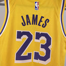Regata Infantil NBA Los Angeles Lakers LeBron James 23 Amarela