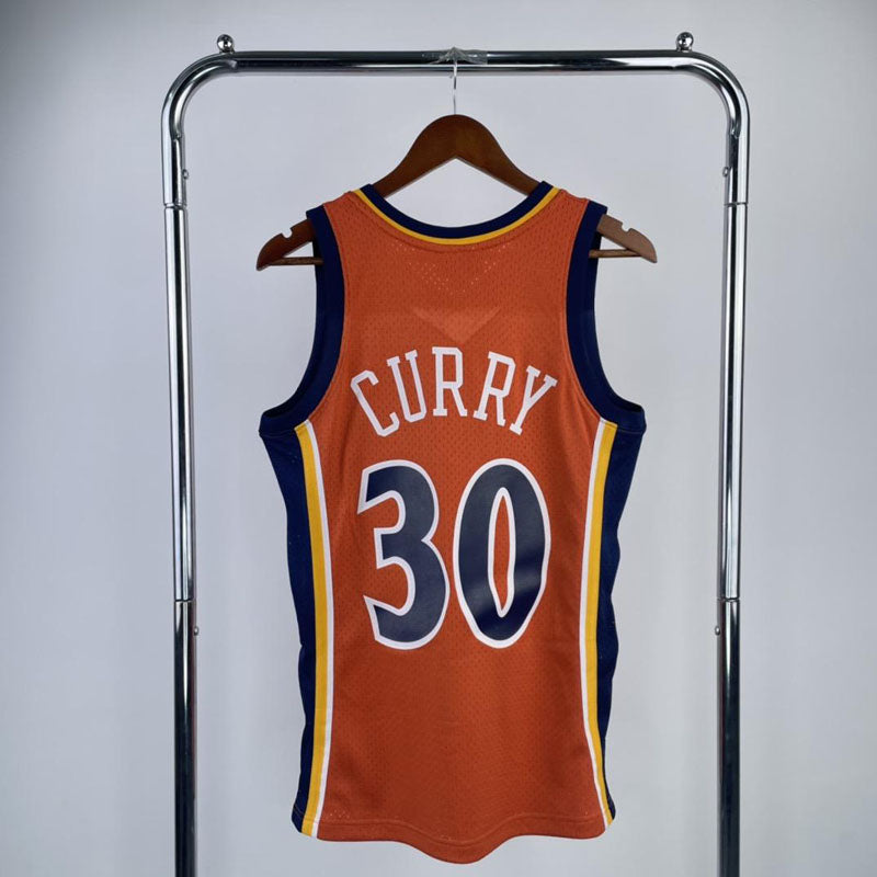 Regata Warriors Retrô Mitchell & Ness 2009/2010 Stephen Curry Vermelha