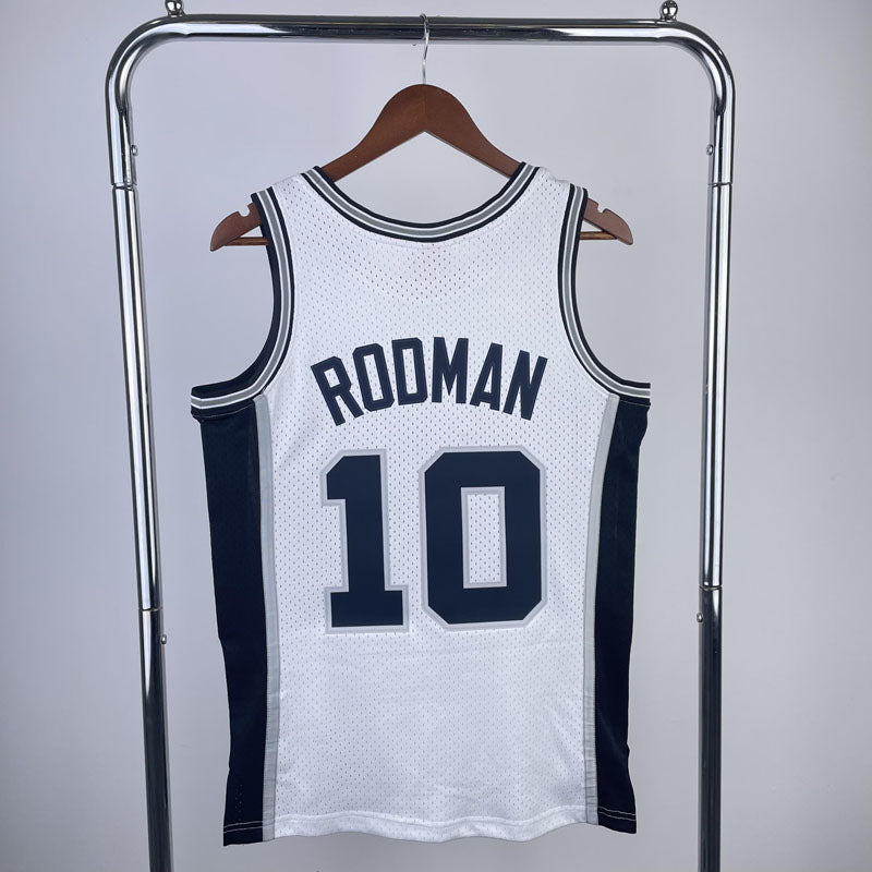 Regata Spurs Retrô Mitchell & Ness 1993/1994 Dennis Rodman Branca