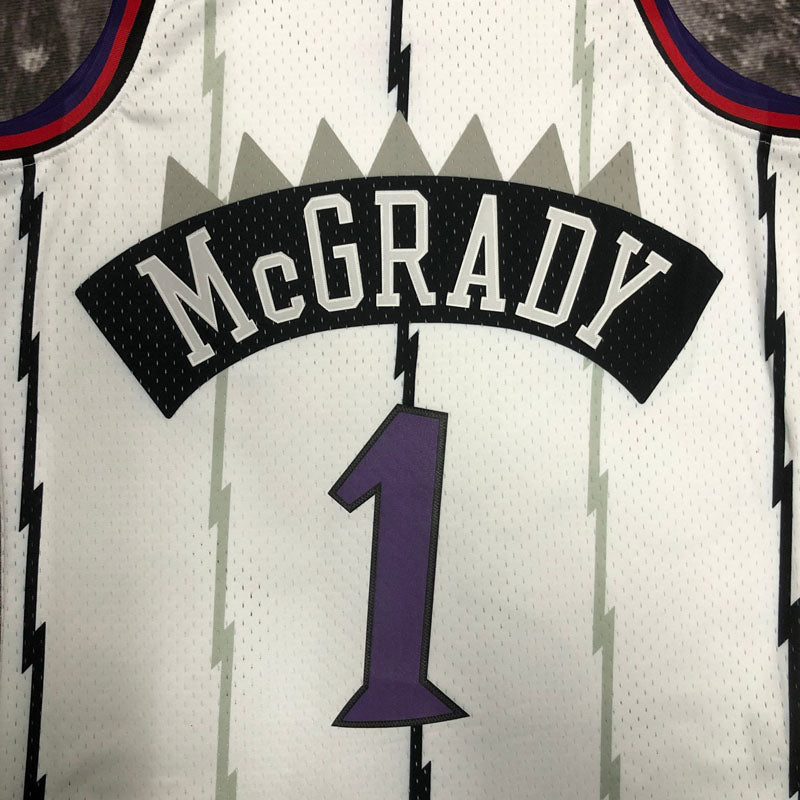 Regata Toronto Raptors Retrô Mitchell & Ness 1998/1999 Tracy McGrady Branca