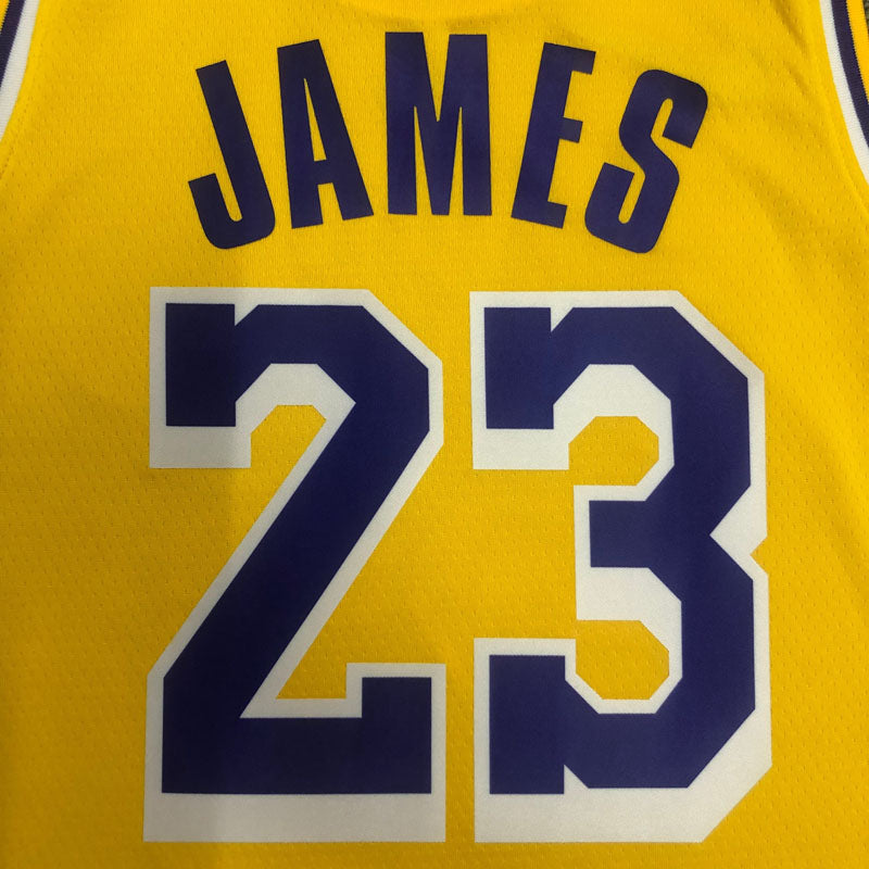 Regata NBA Los Angeles Lakers Edição Diamante 75 anos 21/22 Lebron James 23 Amarela