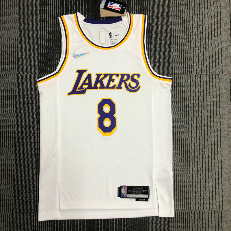 Regata NBA Los Angeles Lakers Edição 75 anos 21/22 Kobe Bryant 8 Branca