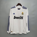 Camisa Manga Longa Real Madrid 10/11 Adidas - Branco