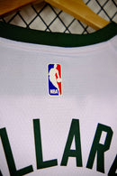 Regata NBA Milwaukee Bucks Lillard 23/24 Association Edition Branca