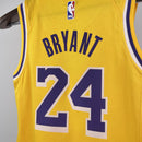 Regata Infantil NBA Los Angeles Lakers Kobe Bryant 24 Amarela