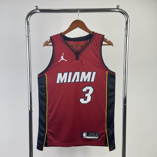 Regata NBA Miami Heat Statement Edition Dwayne Wade Vermelha