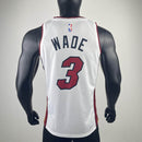 Regata NBA Miami Heat Association Edition Dwayne Wade Branca