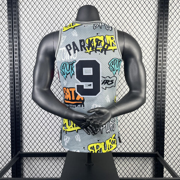 Regata Spurs Retrô Mitchell & Ness Edição Especial Tony Parker